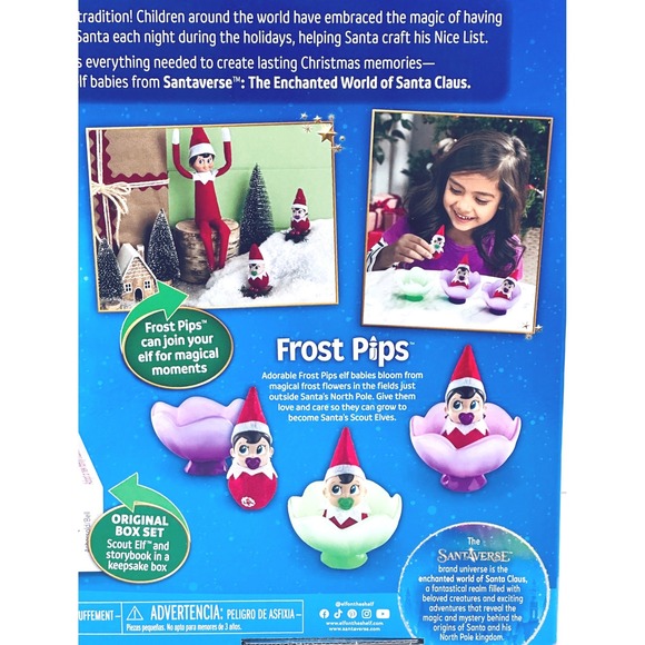 SantaVerse Elf Tradition Elf Baby Bundle Scout Elf Boy Storybook 3 Frost Pips - Picture 4 of 8